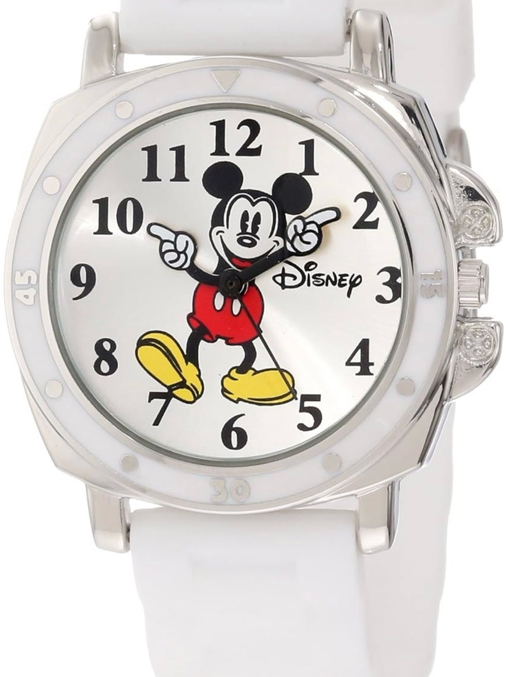 Disney Kids White Watch with Classic Mickey Mouse